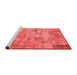 Transitional Red Washable Rugs