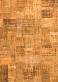 Patchwork Orange Transitional Rug, con1392org