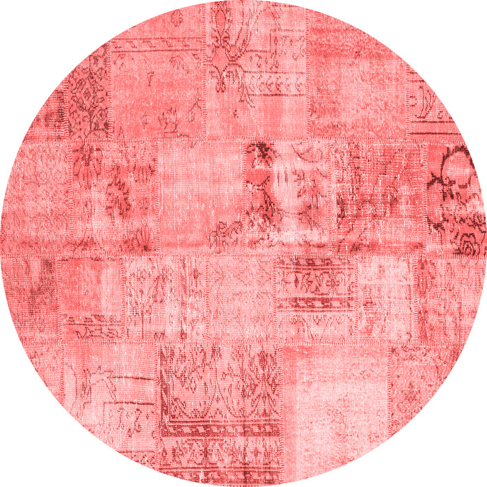 Patchwork Red Transitional Rug, con1393red