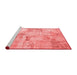 Transitional Red Washable Rugs