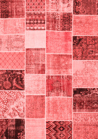 Patchwork Red Transitional Rug, con1394red