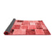 Patchwork Red Transitional Area Rugs