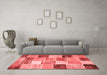 Transitional Red Washable Rugs