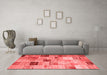 Transitional Red Washable Rugs