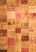 Patchwork Orange Transitional Rug, con1396org