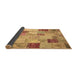 Sideview of Patchwork Brown Transitional Rug, con1397brn