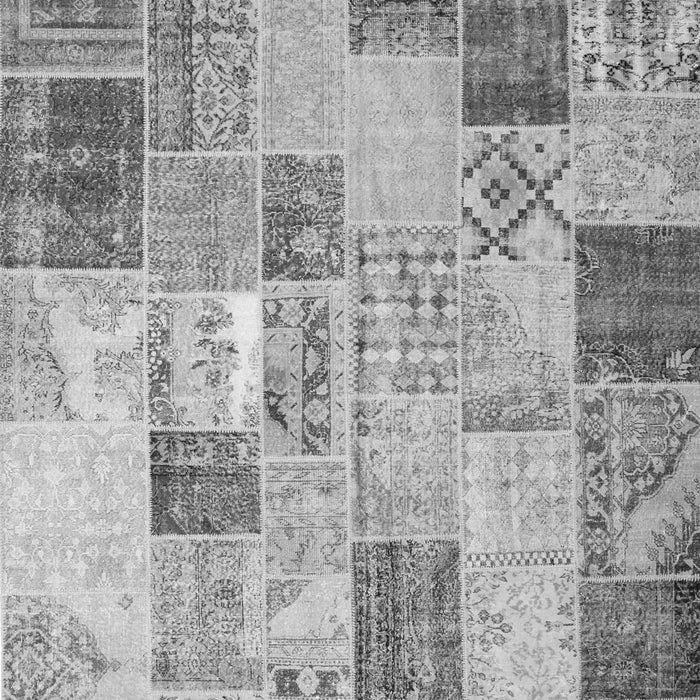 Patchwork Gray Transitional Rug, con1397gry