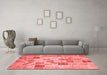 Transitional Red Washable Rugs