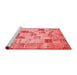 Transitional Red Washable Rugs