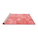 Transitional Red Washable Rugs