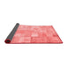 Patchwork Red Transitional Area Rugs