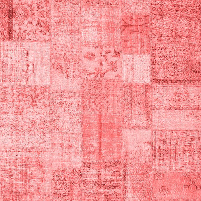Patchwork Red Transitional Area Rugs