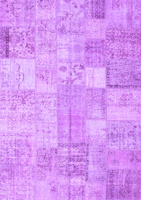 Patchwork Purple Transitional Rug, con1399pur