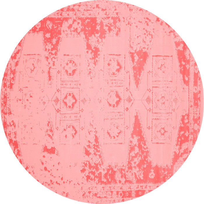 Machine Washable Abstract Red Contemporary Rug, wshcon139red