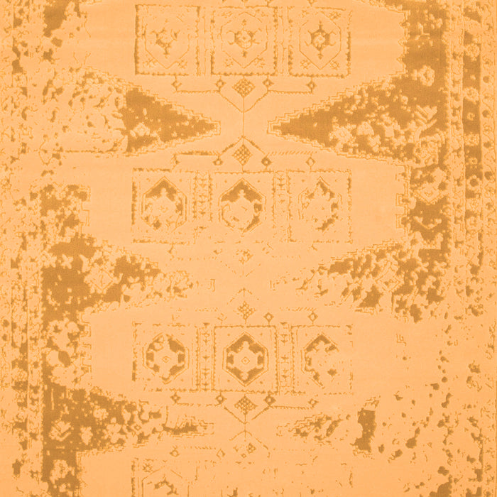 Abstract Orange Contemporary Rug, con139org