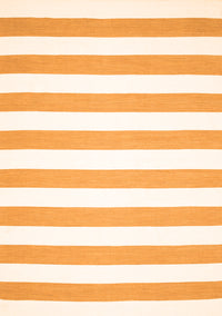 Solid Orange Modern Rug, con13org