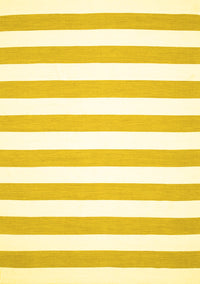 Solid Yellow Modern Rug, con13yw