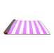 Sideview of Solid Purple Modern Rug, con13pur