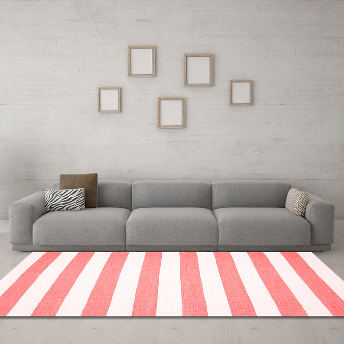Modern Red Washable Rugs