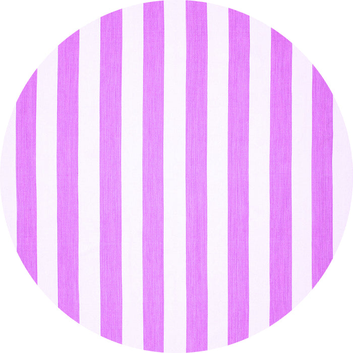 Round Machine Washable Solid Purple Modern Area Rugs, wshcon13pur