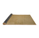 Thickness of Contemporary Gold Solid Rug, con140