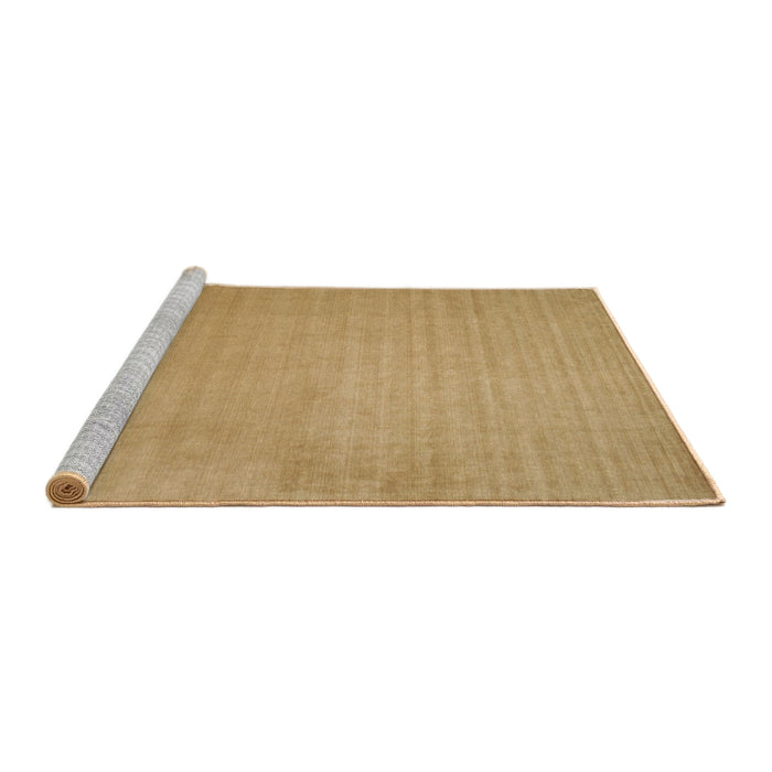 Serging Thickness of Machine Washable Contemporary Gold Rug, wshcon140