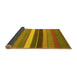 Sideview of Abstract Yellow Contemporary Rug, con1400yw