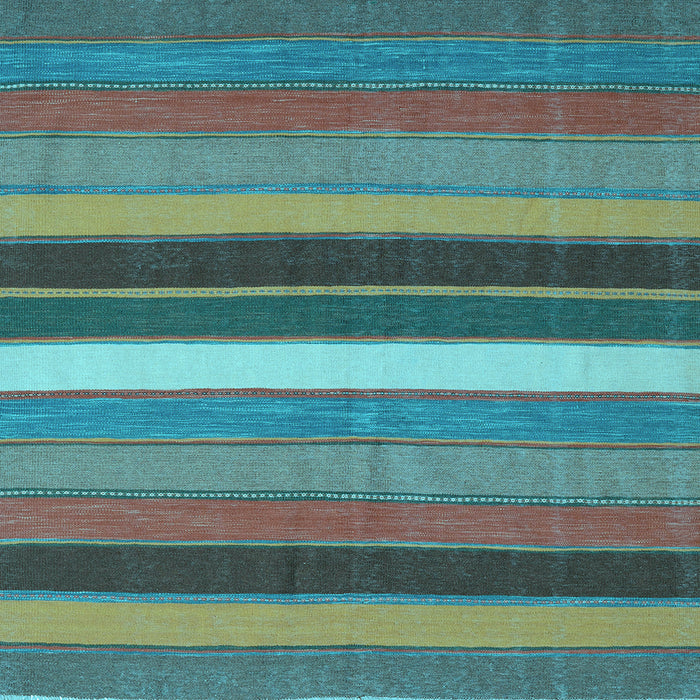 Square Machine Washable Abstract Light Blue Contemporary Rug, wshcon1400lblu