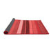 Abstract Red Contemporary Area Rugs