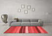 Contemporary Red Washable Rugs