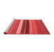 Contemporary Red Washable Rugs