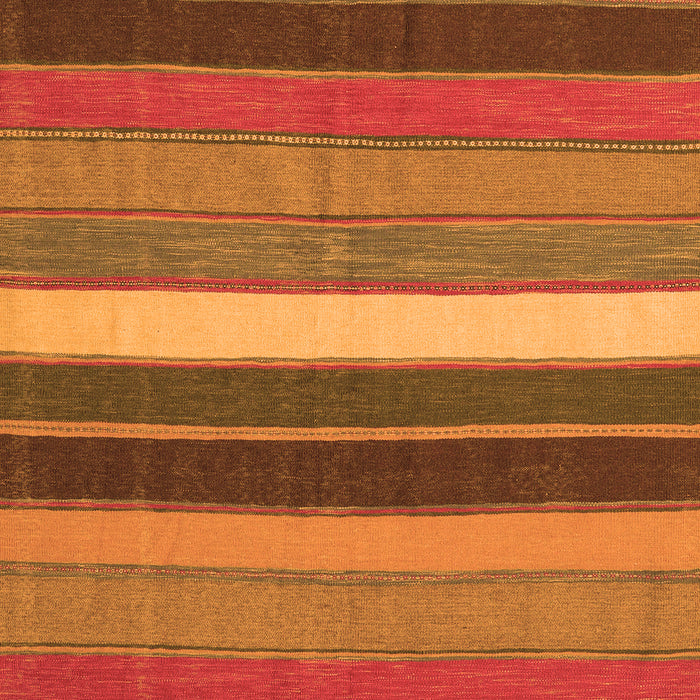 Serging Thickness of Machine Washable Abstract Orange Contemporary Area Rugs, wshcon1400org