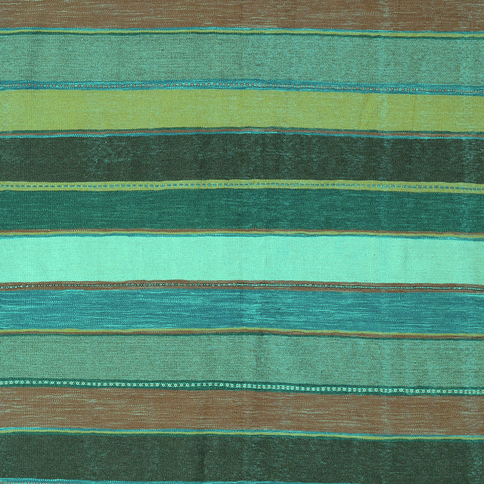 Abstract Turquoise Contemporary Rug, con1400turq