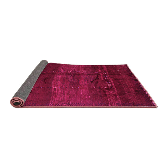 Sideview of Abstract Pink Contemporary Rug, con1401pnk