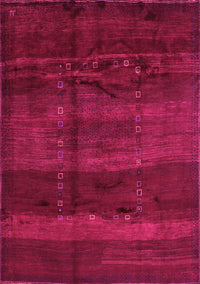 Abstract Pink Contemporary Rug, con1401pnk