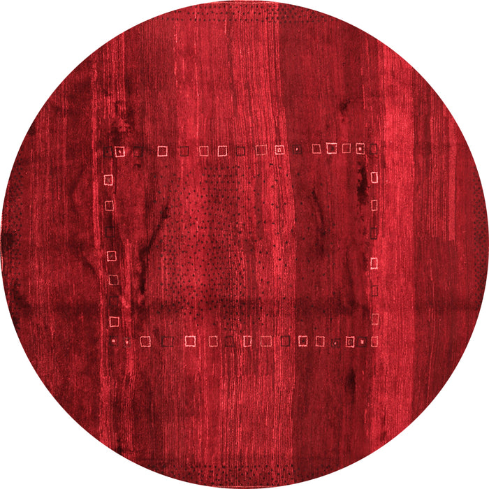Machine Washable Abstract Red Contemporary Rug, wshcon1401red