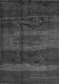 Abstract Gray Contemporary Rug, con1401gry