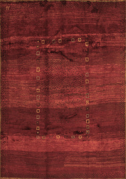 Abstract Brown Contemporary Rug, con1401brn
