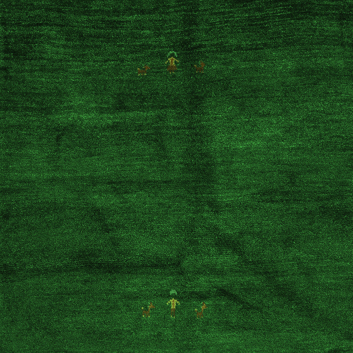 Abstract Green Contemporary Rug, con1402grn