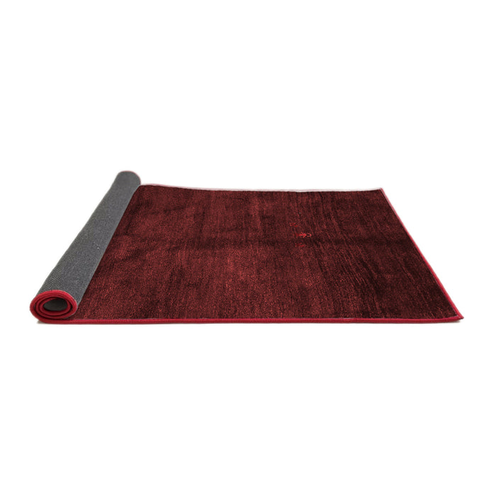 Abstract Red Contemporary Area Rugs
