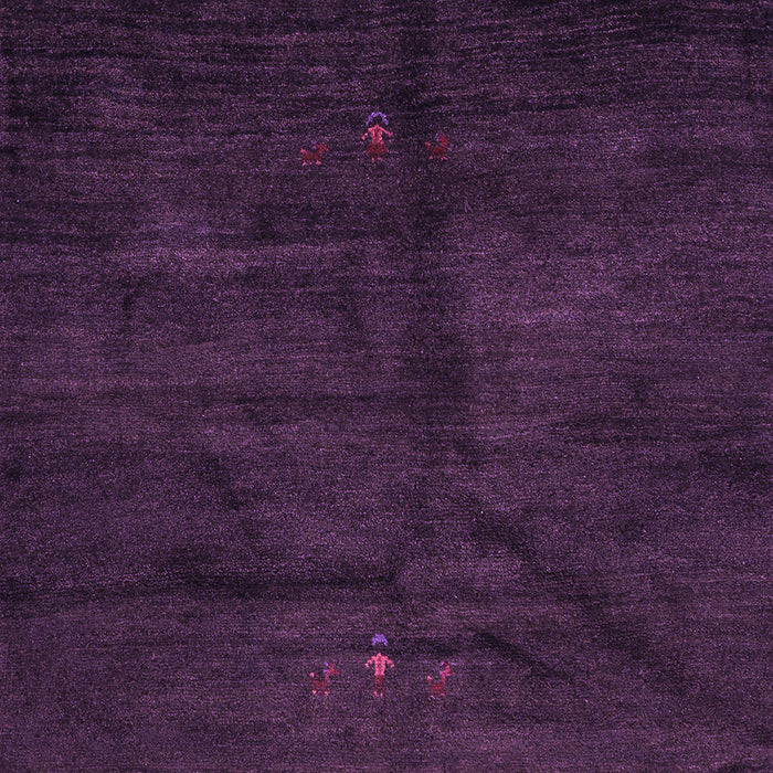 Machine Washable Abstract Purple Contemporary Area Rugs, wshcon1402pur