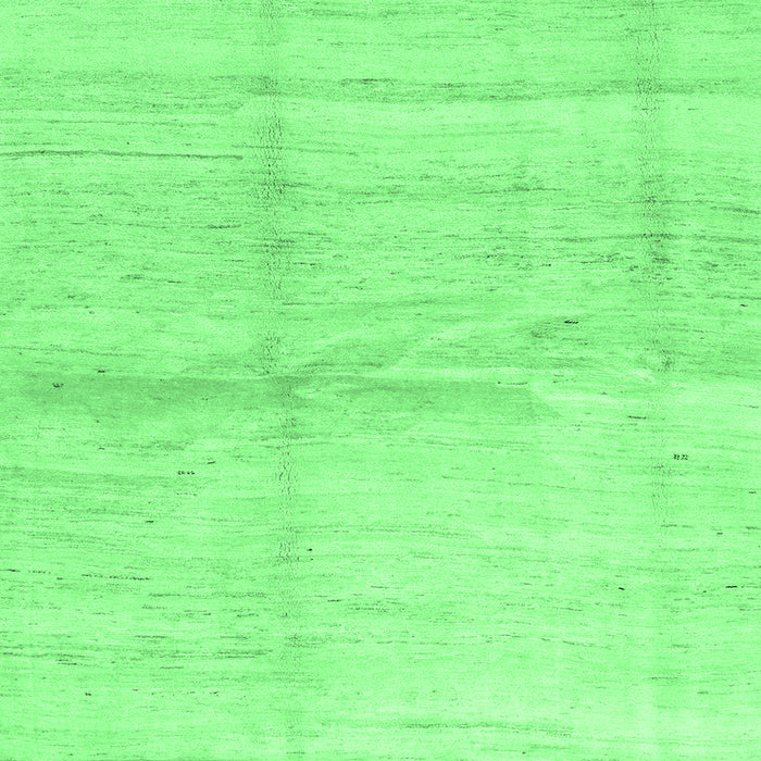 Square Machine Washable Solid Emerald Green Modern Area Rugs, wshcon1403emgrn