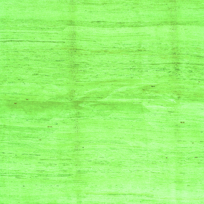 Serging Thickness of Solid Green Modern Rug, con1403grn