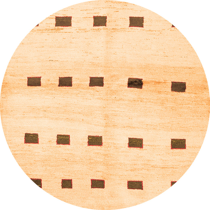 Machine Washable Solid Orange Modern Area Rugs, wshcon1404org