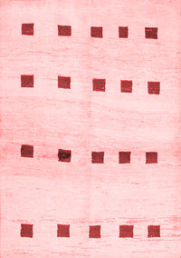 Solid Red Modern Rug, con1404red