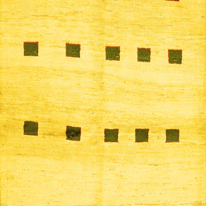 Solid Yellow Modern Rug, con1404yw