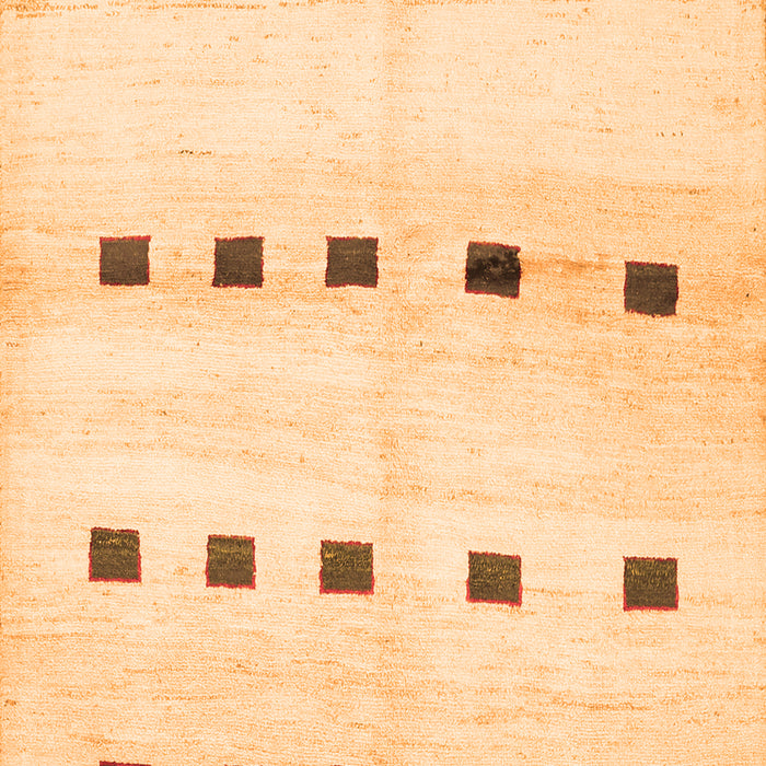 Solid Orange Modern Rug, con1404org