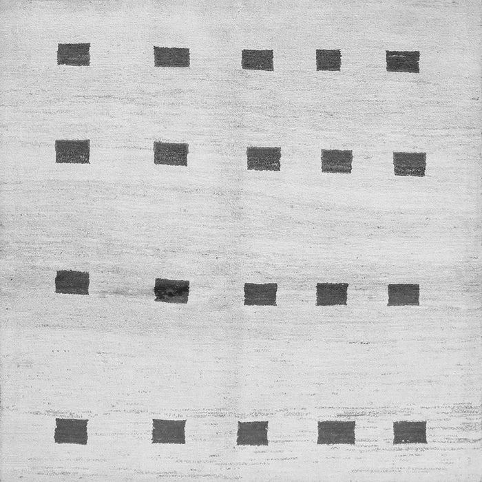 Serging Thickness of Solid Gray Modern Rug, con1404gry