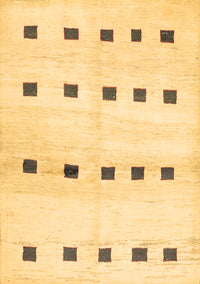 Solid Brown Modern Rug, con1404brn