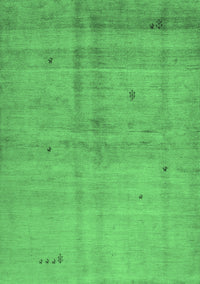 Abstract Emerald Green Contemporary Rug, con1405emgrn